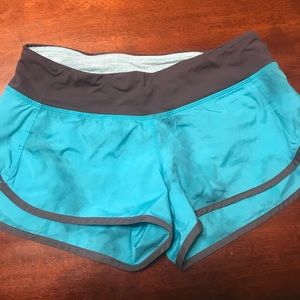 Blue Lululemon shorts